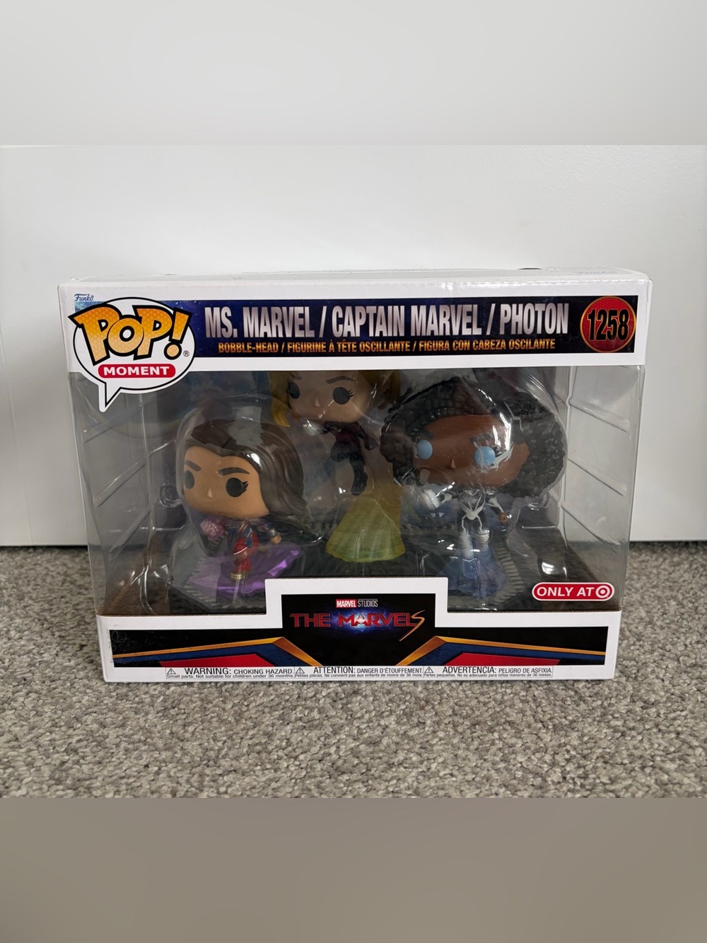 Funko Pop! Moments 1258 The Marvels Ms. Marvel Captain Marvel Photon